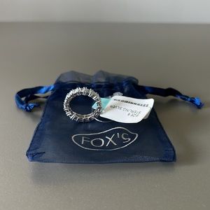 Sterling silver size 8 CZ diamond ring